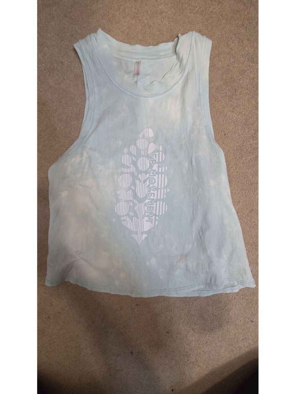 SAVED BY RAE - FREE PEOPLE LIGHT BLUE TANK